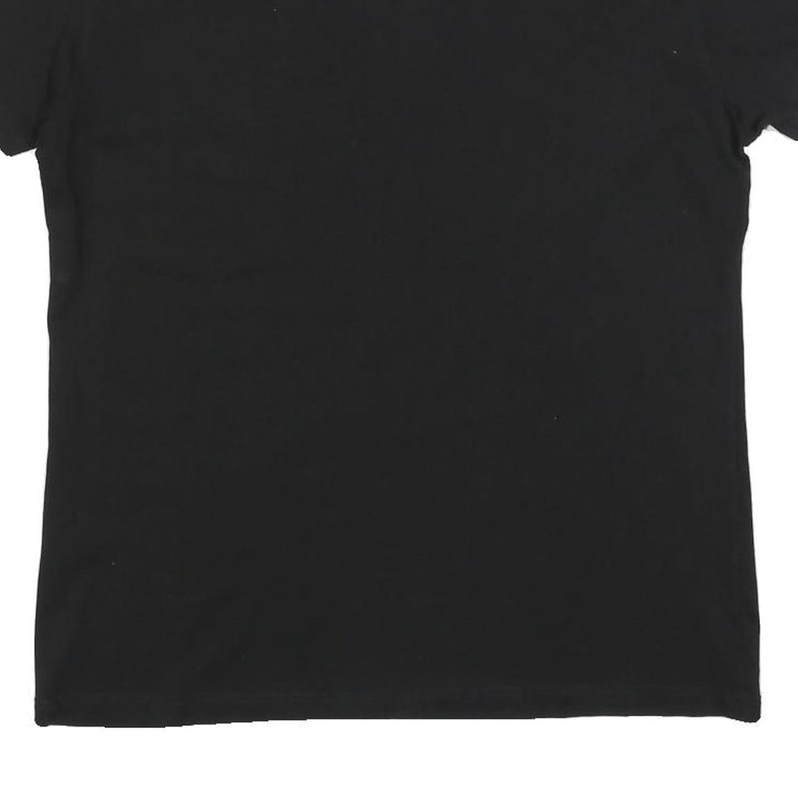 NARCOS Womens Black Graphic T-Shirt L Short Sleeve Crew Neck Logo Print