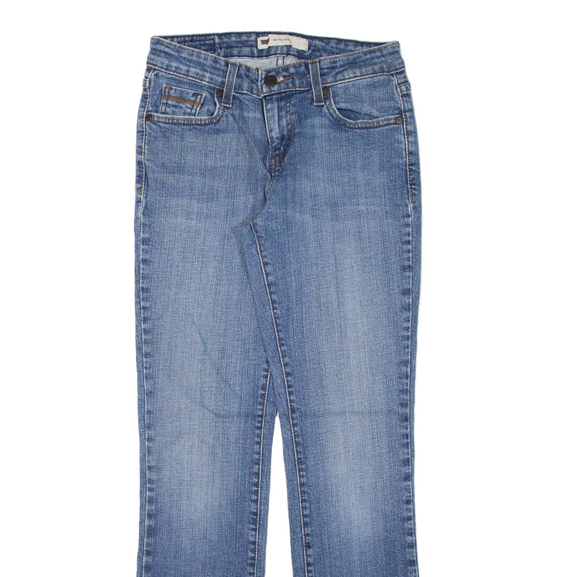 LEVI'S Mid Rise Womens Jeans Blue Slim Skinny W28 L28
