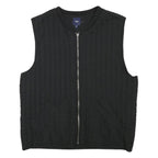 GAP Mens Black XL Quilted Zip Jacket Polyester Blend Lightweight Vest