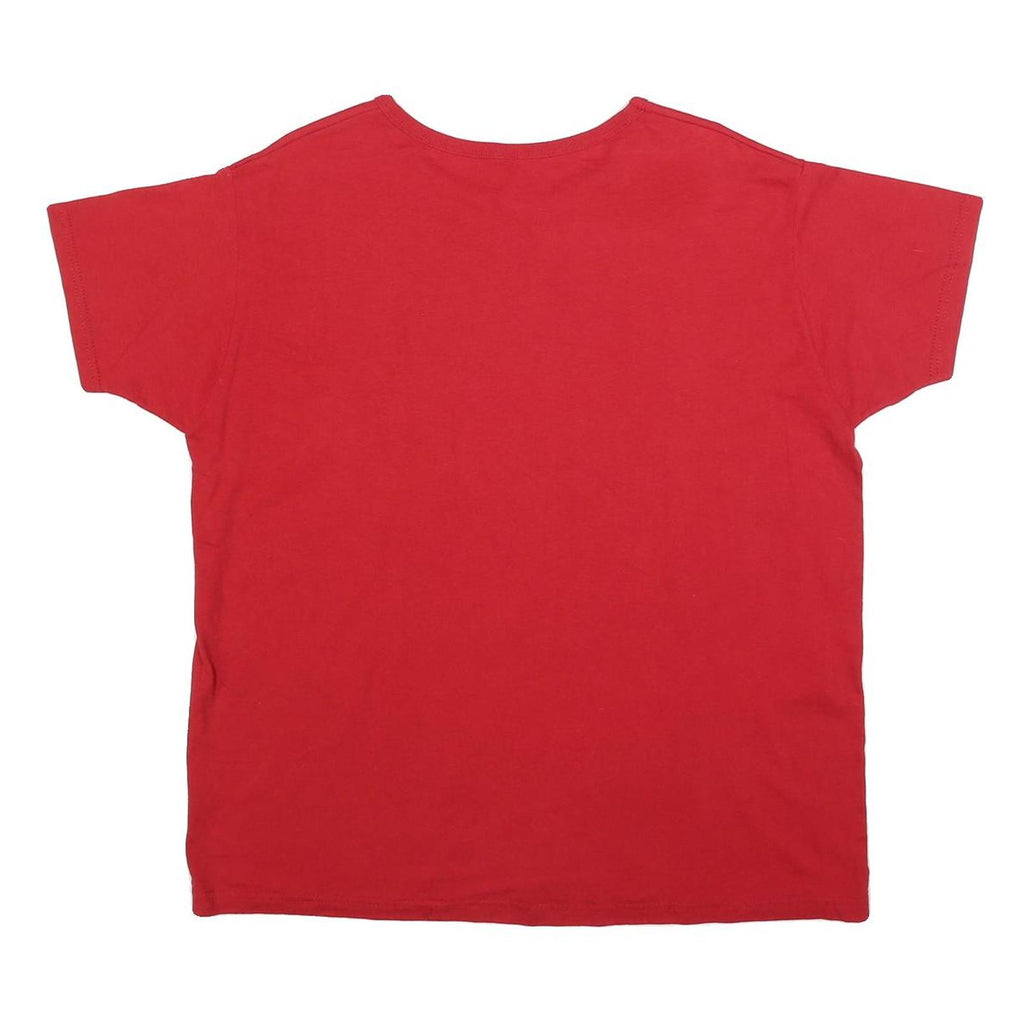 JERZEES Womens Red Jennings County Panthers T-Shirt XL Short Sleeve Crew Neck