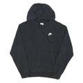 NIKE Mens Black Pullover Hoodie S Cotton Blend Casual Sportswear