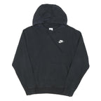 NIKE Mens Black Pullover Hoodie S Cotton Blend Casual Sportswear