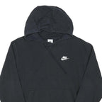NIKE Mens Black Pullover Hoodie S Cotton Blend Casual Sportswear