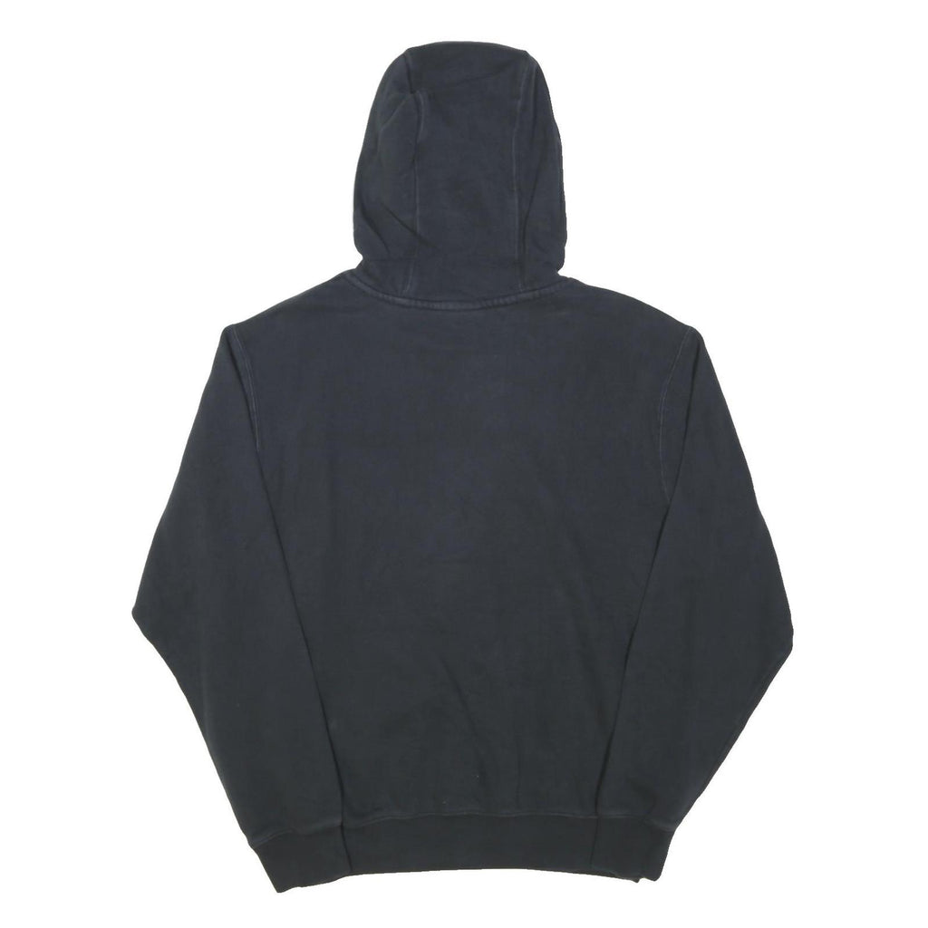 NIKE Mens Black Pullover Hoodie S Cotton Blend Casual Sportswear