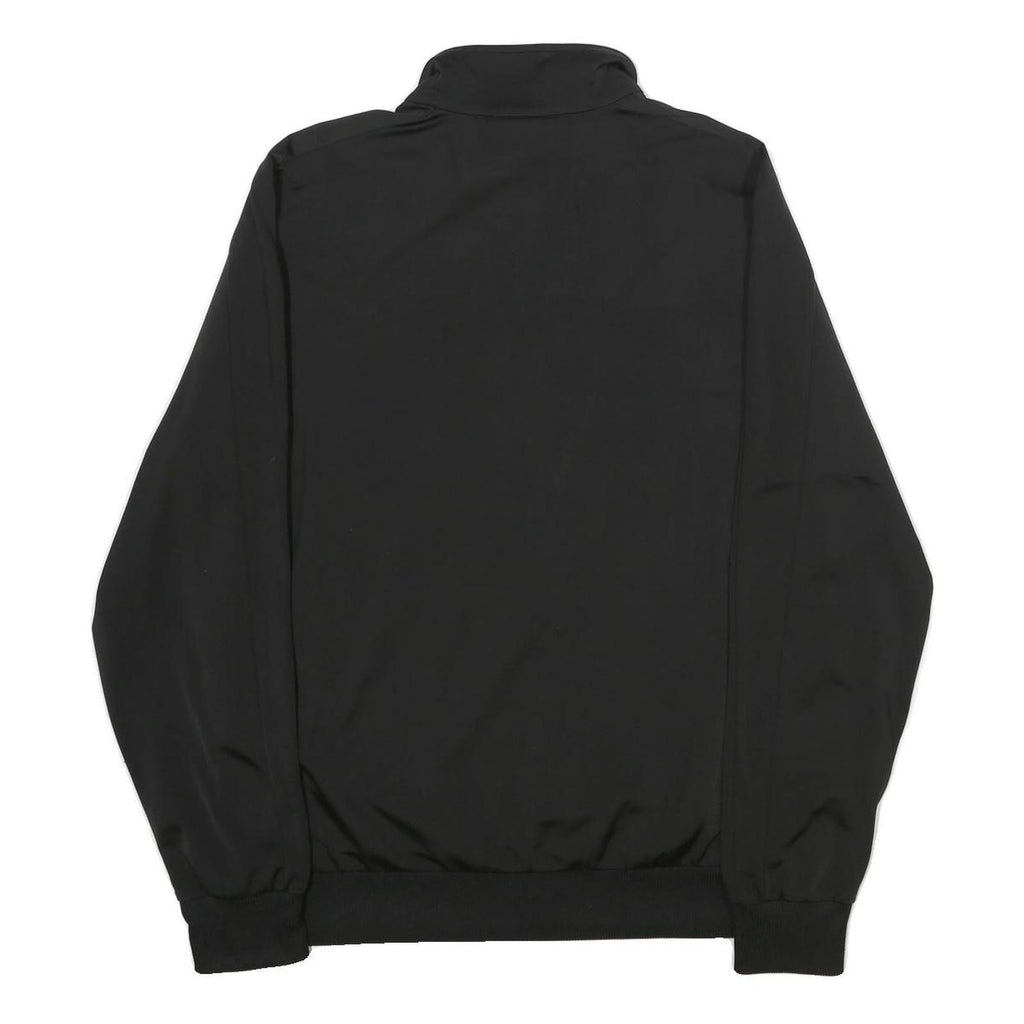 PUMA Mens Black Polyester Track Jacket L Zip Plain Sportswear Active