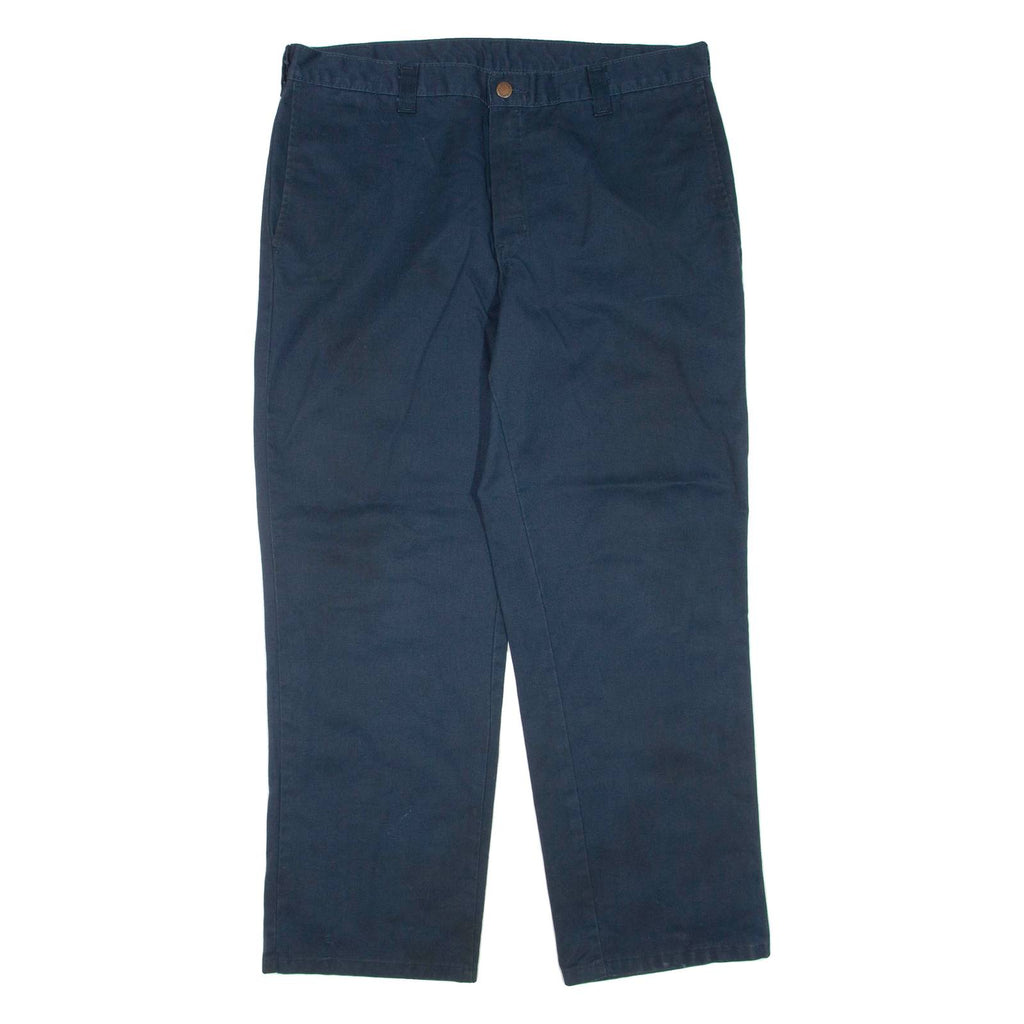 DICKIES Mens Trousers Blue Regular Tapered W36 L30