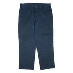 DICKIES Mens Trousers Blue Regular Tapered W36 L30