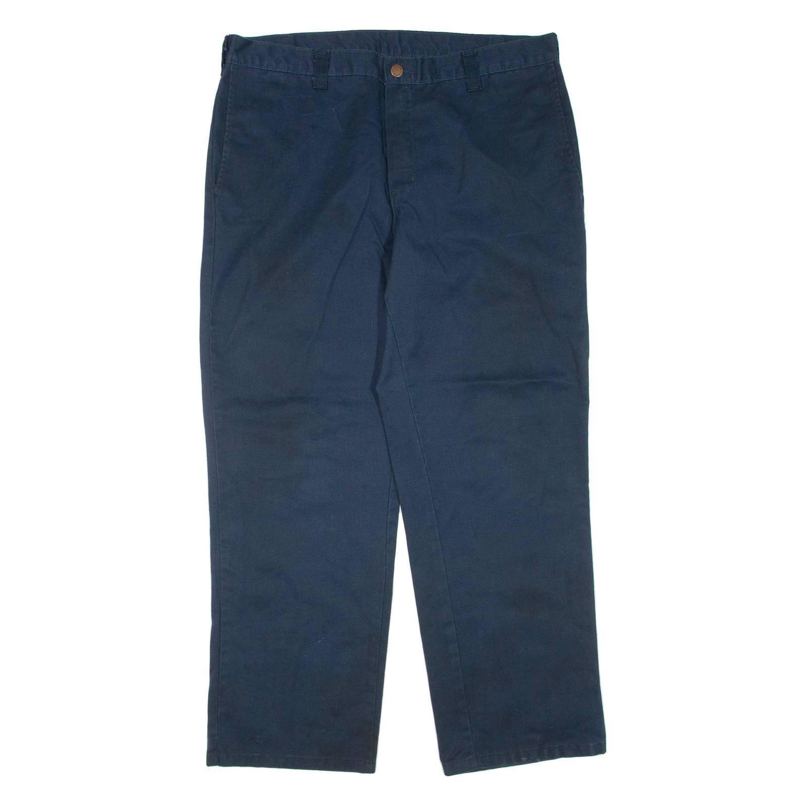 DICKIES Mens Trousers Blue Regular Tapered W36 L30