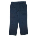 DICKIES Mens Trousers Blue Regular Tapered W36 L30