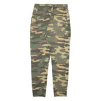 BERSHKA Camo Womens Trousers Grey Slim Skinny W26 L25