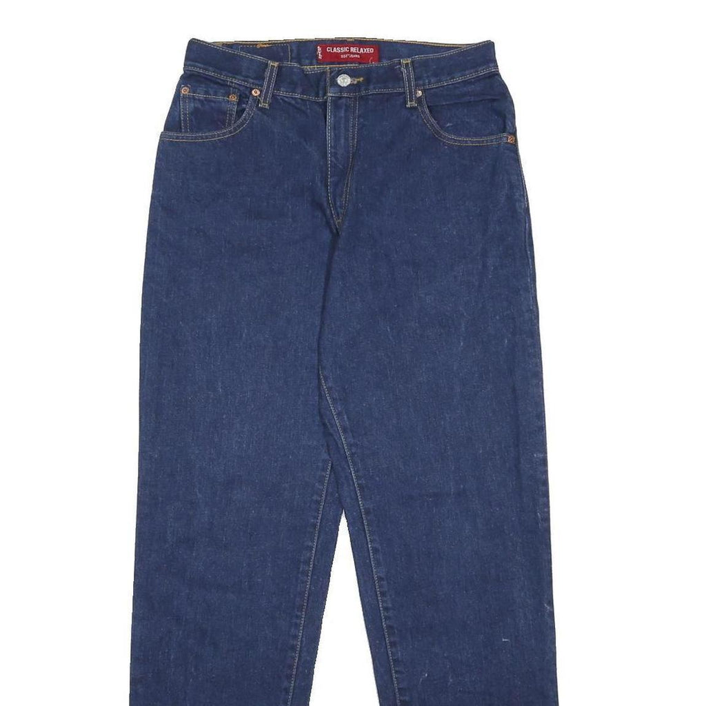 LEVI'S 550 Tapered Womens Blue Relaxed Jeans Denim W28 L32 Classic Fit Zip