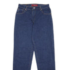 LEVI'S 550 Tapered Womens Blue Relaxed Jeans Denim W28 L32 Classic Fit Zip