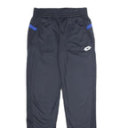 LOTTO Mens Joggers Black & Blue Slim Tapered S W26 L32 Sportswear Track Pants