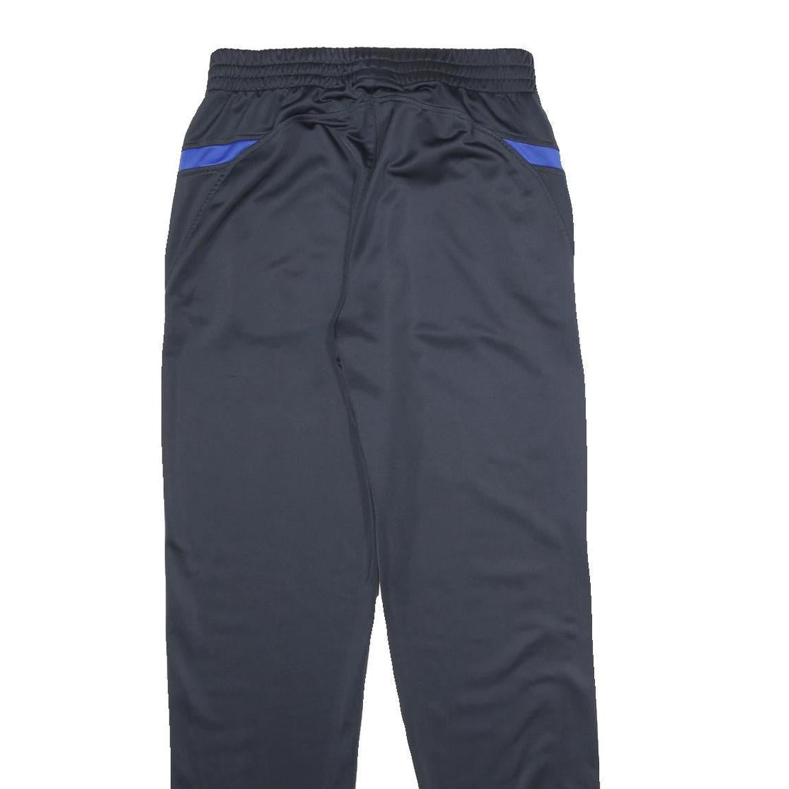 LOTTO Mens Joggers Black & Blue Slim Tapered S W26 L32 Sportswear Track Pants
