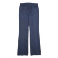 LEVI'S Mens Cotton Blue Classic Straight Trousers W32 L30 Zip Closure