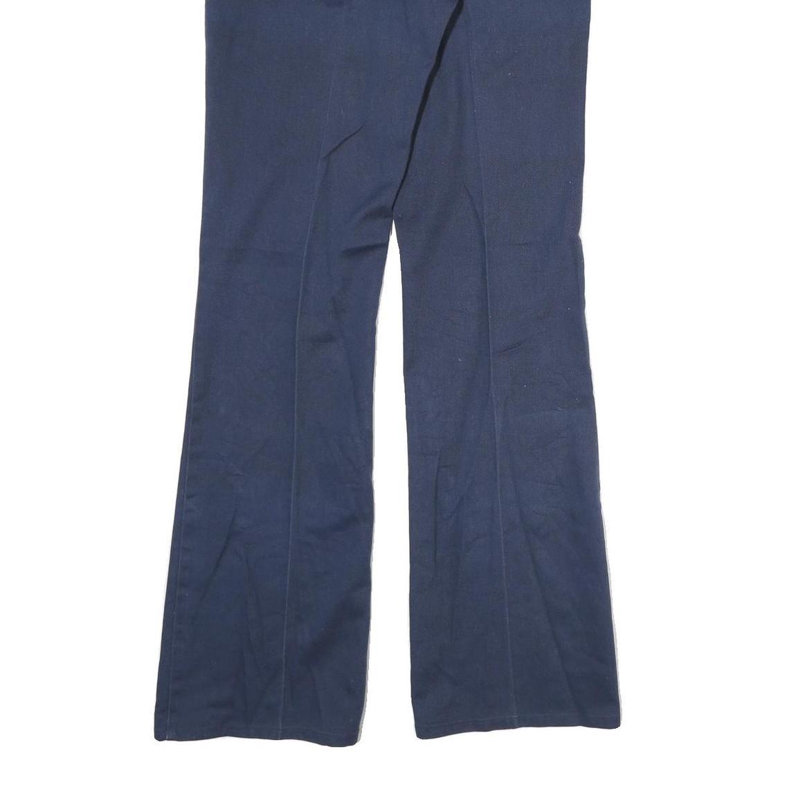 LEVI'S Mens Cotton Blue Classic Straight Trousers W32 L30 Zip Closure