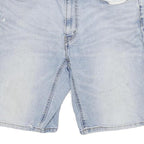 LEVI'S Mens Denim Blue Casual Shorts XL W34 Cotton Blend Regular Fit Light Wash