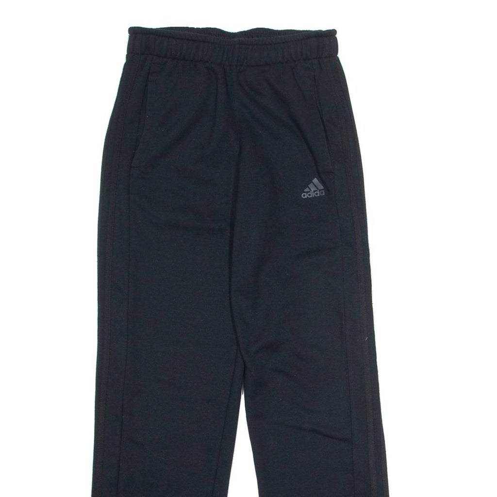 ADIDAS Mens Sweatpants Black Straight XS W26 L31