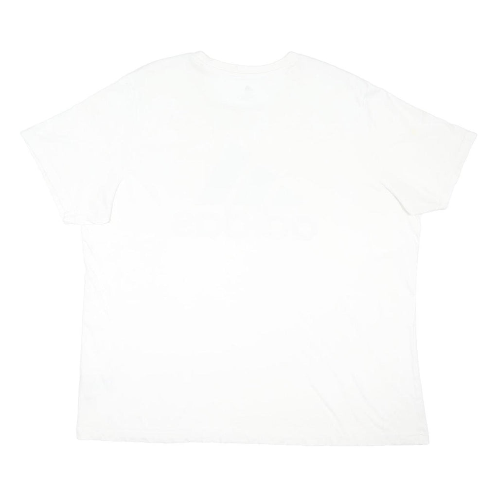 ADIDAS Mens White 2XL Classic Crew Neck Short Sleeve Cotton Blend T-Shirt