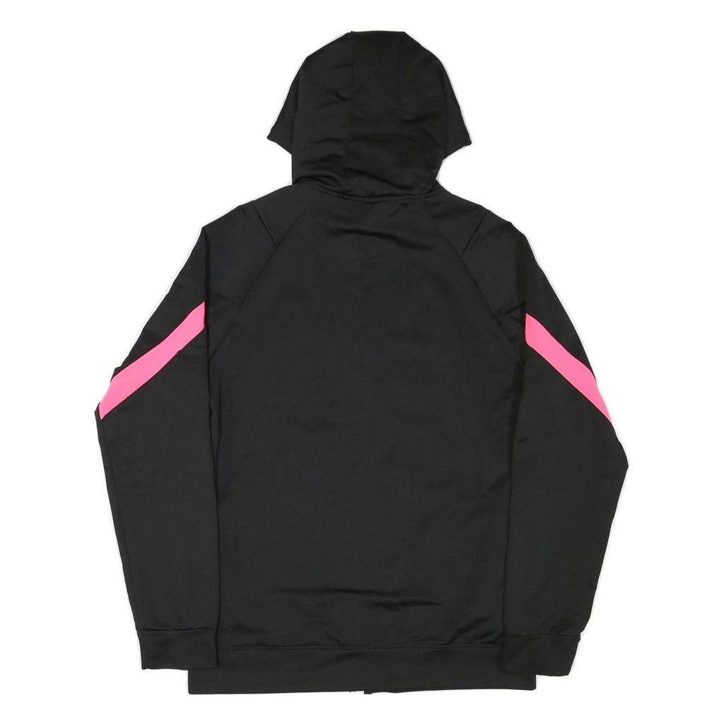 AIR JORDAN Mens Black Pink Zip Hoodie Jacket XL Polyester Blend Sportswear
