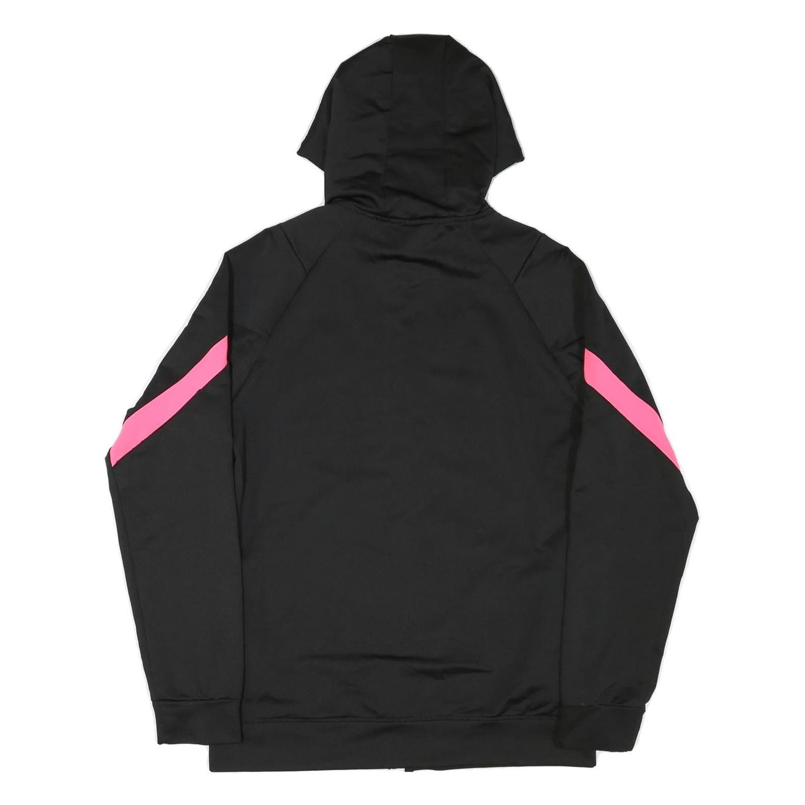 AIR JORDAN Mens Black Pink Zip Hoodie Jacket XL Polyester Blend Sportswear