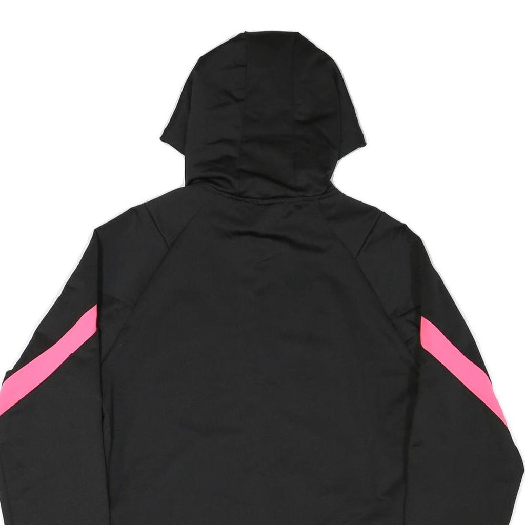 AIR JORDAN Mens Black Pink Zip Hoodie Jacket XL Polyester Blend Sportswear