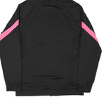 AIR JORDAN Mens Black Pink Zip Hoodie Jacket XL Polyester Blend Sportswear