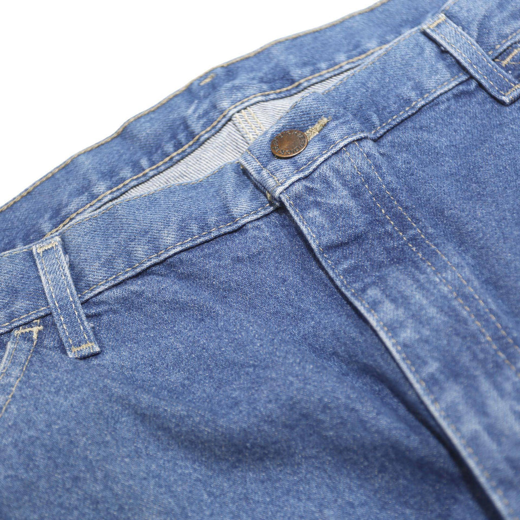 DICKIES Mens Relaxed Blue Denim Straight Leg Cotton Medium Wash Jeans W38 L32