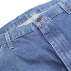 DICKIES Mens Relaxed Blue Denim Straight Leg Cotton Medium Wash Jeans W38 L32