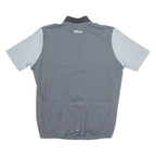 DECATHLON CREATION B'Twin Cycling Mens Jersey Grey 1/4 Zip XL