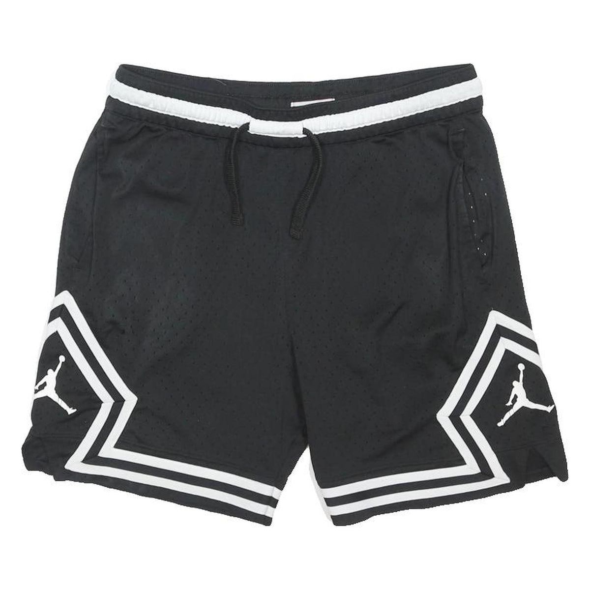AIR JORDAN Mens Black Casual Shorts M W31 Basketball Style Sportswear