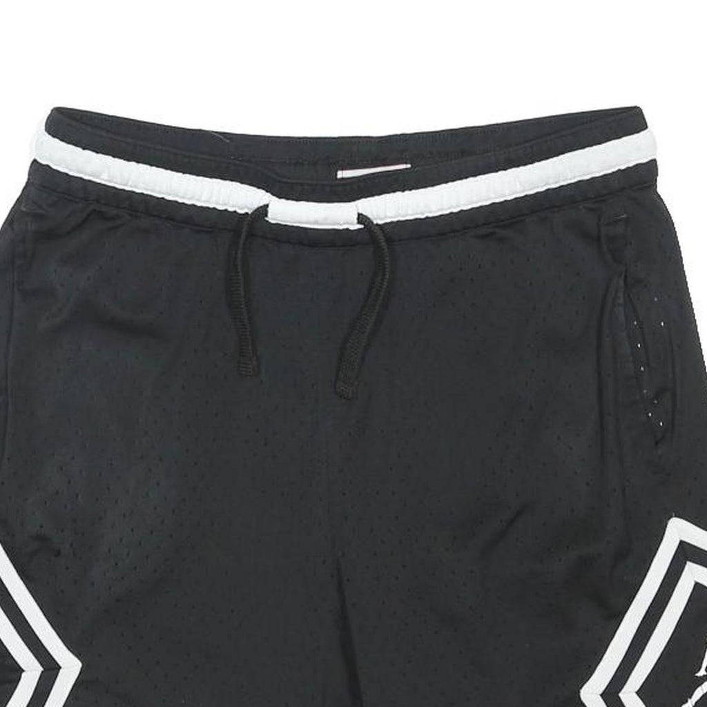 AIR JORDAN Mens Black Casual Shorts M W31 Basketball Style Sportswear