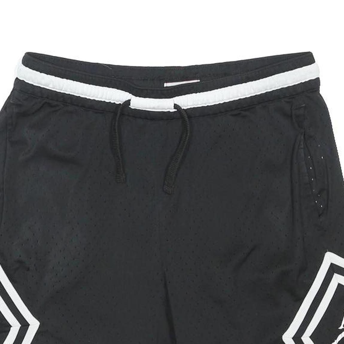 AIR JORDAN Mens Black Casual Shorts M W31 Basketball Style Sportswear