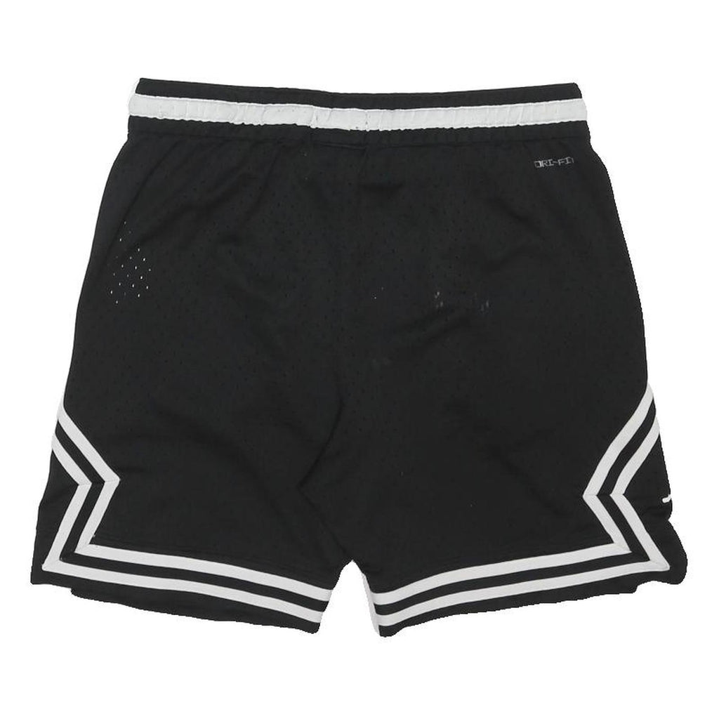 AIR JORDAN Mens Black Casual Shorts M W31 Basketball Style Sportswear