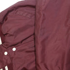HOLLOWAY Mens Maroon & White Auburn Indians Varsity Jacket L Polyester Plain