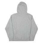 NIKE Mens Grey Sheldon Baseball Pullover Hoodie L Cotton Blend Sportswear