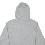 NIKE Mens Grey Sheldon Baseball Pullover Hoodie L Cotton Blend Sportswear