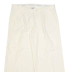 MOSCHINO CHEAP & CHIC Womens Trousers Cream Regular Wide-Leg W36 L27