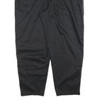 LEE Mens Relaxed Black Cotton Blend Trousers W34 L28 Casual Zip Closure Comfort