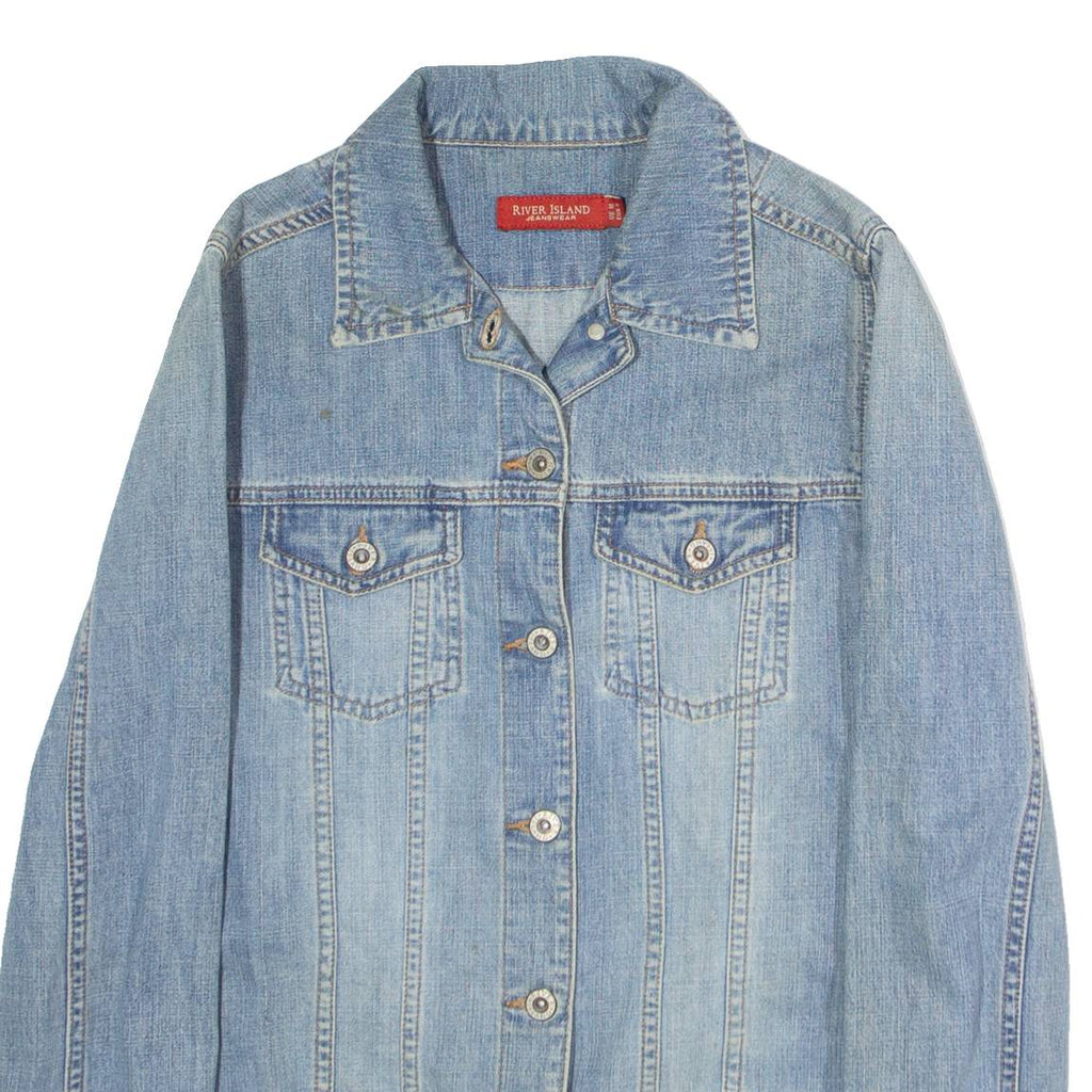 RIVER ISLAND Womens Denim Jacket Blue M
