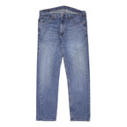 LEVI'S 505 Mens Blue Regular Straight Denim W36 L32 Classic Cotton Blend Zip