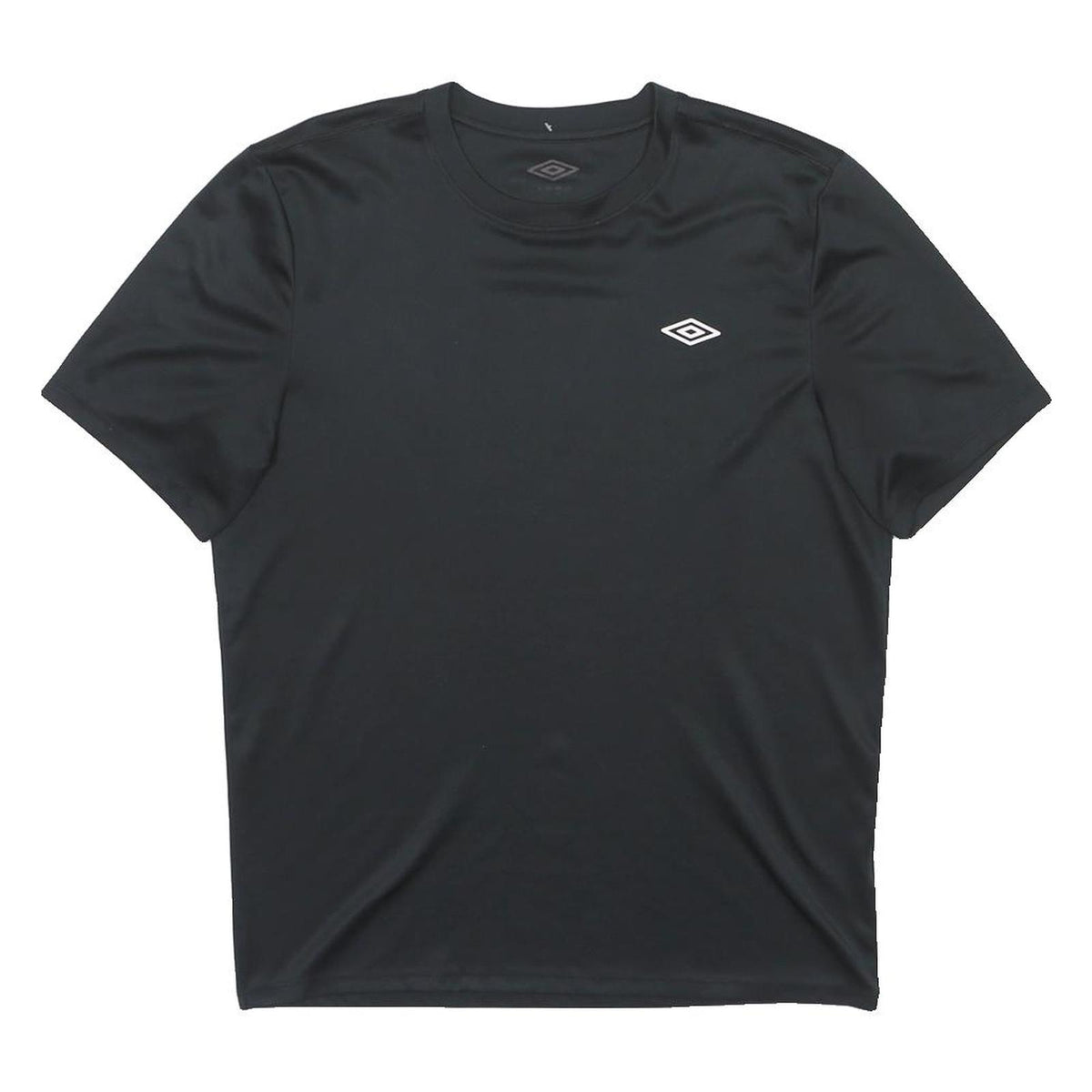 UMBRO Mens Black Polyester T-Shirt M Short Sleeve Crew Neck Sportswear