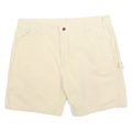 DICKIES Womens Shorts Beige Casual Cotton Blend XL W40 Workwear Relaxed Fit