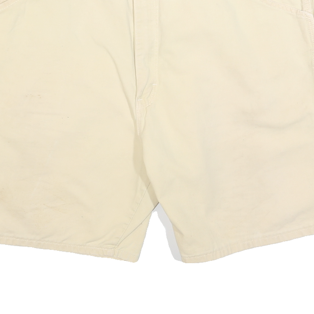 DICKIES Womens Shorts Beige Casual Cotton Blend XL W40 Workwear Relaxed Fit