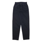 JOOP Womens Cotton Blend Navy Relaxed Straight Trousers W25 L29 Stylish Zip