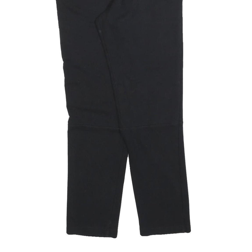 REEBOK Womens Joggers Black S W26 L30 Slim Tapered Cotton Blend Comfort