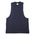 GYMSHARK Womens Navy Blue Sleeveless Top Crew Neck S Gym Workout Fitness