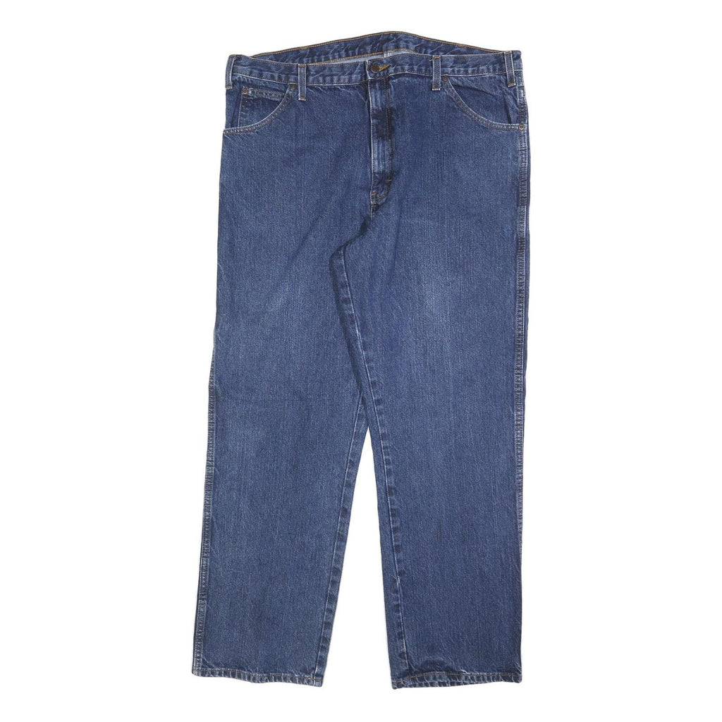 DICKIES Mens Jeans Blue Regular Straight Denim Medium W40 L32 Classic Cotton