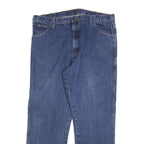 DICKIES Mens Jeans Blue Regular Straight Denim Medium W40 L32 Classic Cotton