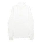 LOFFLER Mens White Skiplausch St Moritz Patterned Pullover Cotton XS Jumper